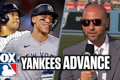 Yankees ADVANCE to ALCS with win over Royals: Derek Jeter, Alex Rodriguez and David Ortiz react