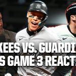 Yankees vs. Guardians ALC Game 3: Alex Rodriguez, Derek Jeter, Daivd Oritz react to Cleveland's win