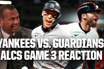 Yankees vs. Guardians ALC Game 3: Alex Rodriguez, Derek Jeter, Daivd Oritz react to Cleveland's win