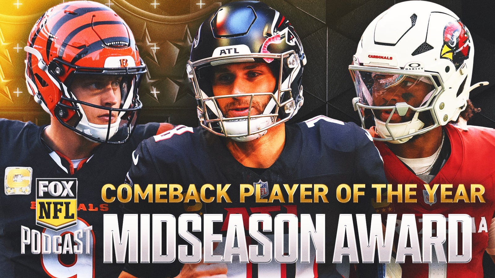 Joe Burrow, Kirk Cousins & Kyler Murray headline midseason comeback player award