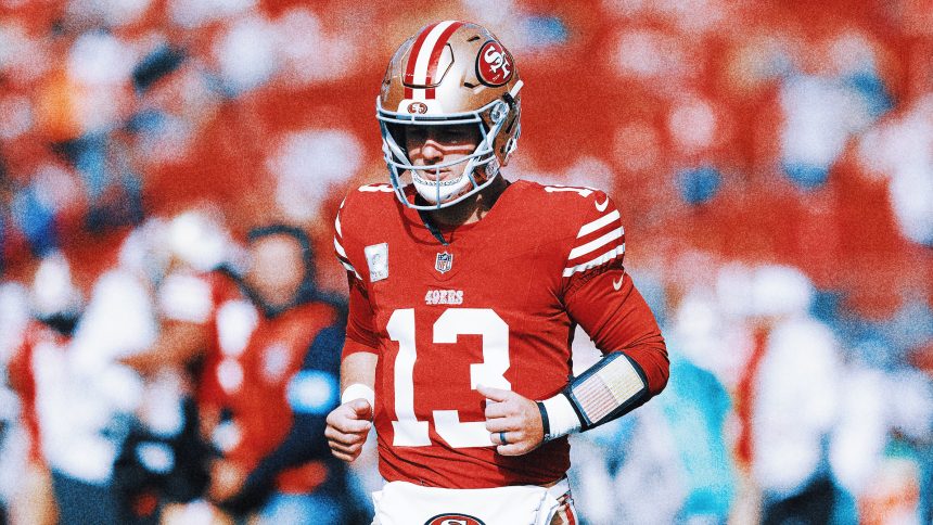 49ers QB Brock Purdy to miss Sunday's game vs. Packers with shoulder injury