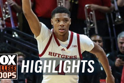 Ace Bailey drops 17 points and 6 rebounds in his Rutgers debut | FOX Hoops Player Highlight