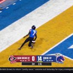 A'Marion McCoy gets the interception and returns it for a 35-yard TD, extending Boise State's lead over San Diego State