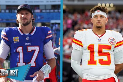 Can Patrick Mahomes pass Josh Allen in MVP odds with a win? | First Things First