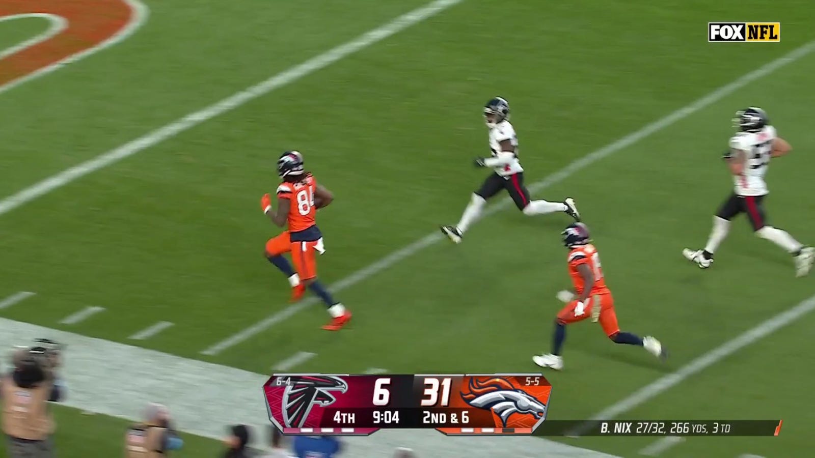 Bo Nix finds Lil'Jordan Humphrey for a 41-yard TD to extend Broncos' lead