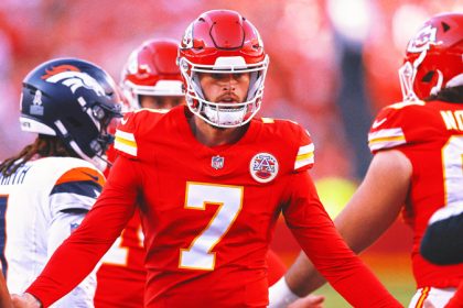 Chiefs kicker Harrison Butker reportedly out three-plus weeks with knee injury