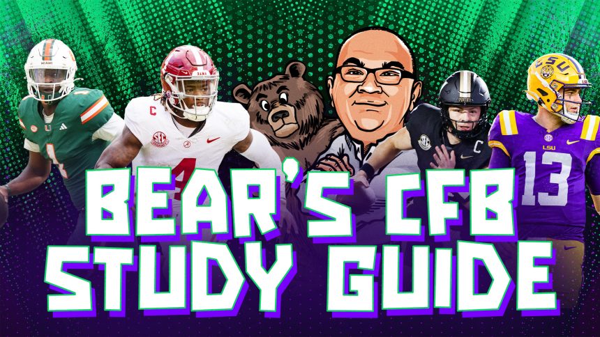 Chris 'The Bear' Fallica's college football Week 11 study guide