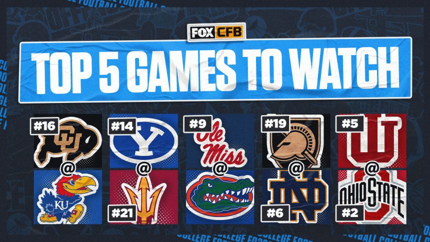 College football Week 13 preview: Five best games to watch this weekend