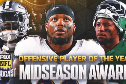 Derrick Henry, Saquon Barkley and Ceedee Lamb headline midseason OPOY award | NFL on FOX Pod