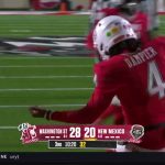 Devon Dampier rushes for 33-yard touchdown to help New Mexico shrink Washington State's lead