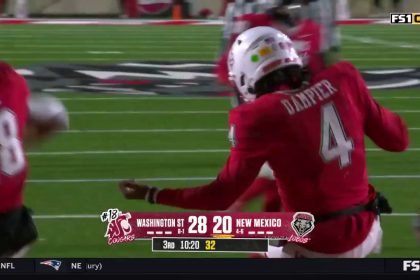 Devon Dampier rushes for 33-yard touchdown to help New Mexico shrink Washington State's lead