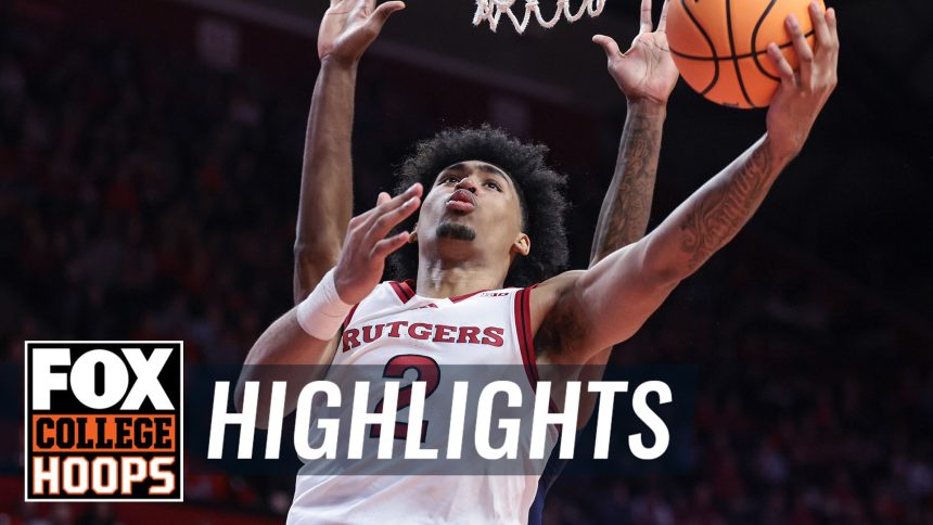 Dylan Harper drops 20 points in Rutgers' win vs. Monmouth | FOX Hoops Player Highlight