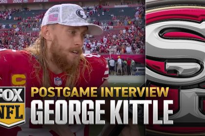 George Kittle on the 49ers' 23-20 win over the Buccaneers: 'Just dogs all over the field'