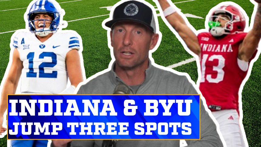 Indiana & BYU move up three spots in week 2 of CFP rankings | Joel Klatt Show