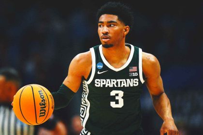 Jaden Akins powers Michigan State in 81-57 opening victory over Monmouth