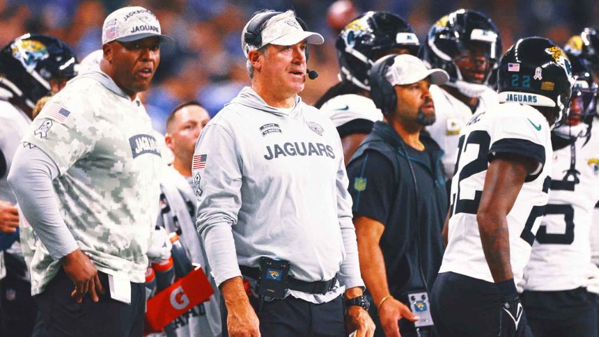 Jaguars coach Doug Pederson says firing assistants midseason is 'dangerous thing'