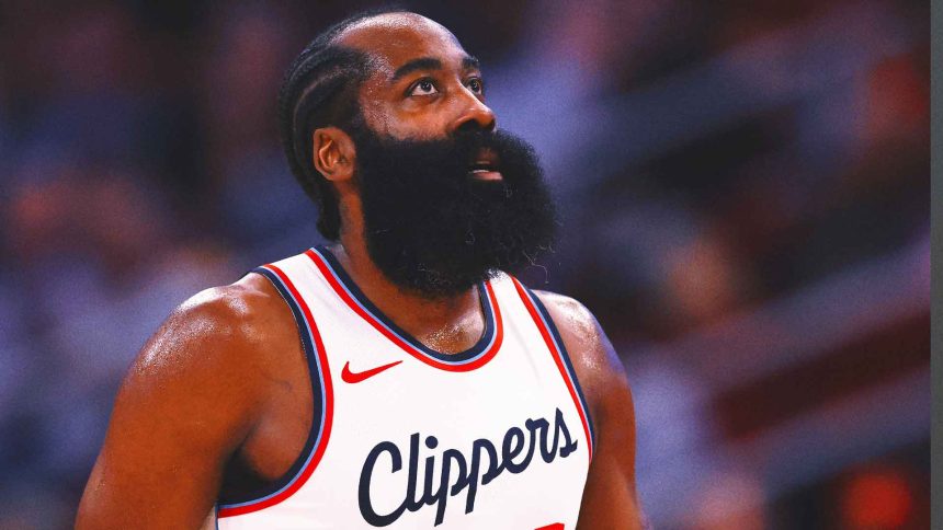 James Harden moves into No. 2 on NBA's career 3-point list