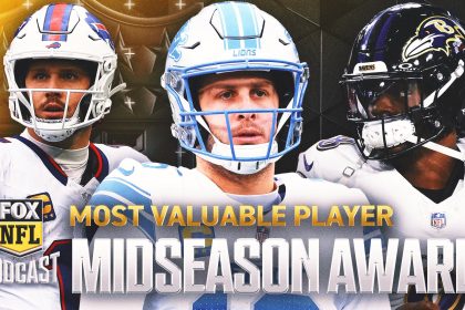 Jared Goff, Lamar Jackson & Josh Allen headline midseason MVP award | NFL on FOX Pod