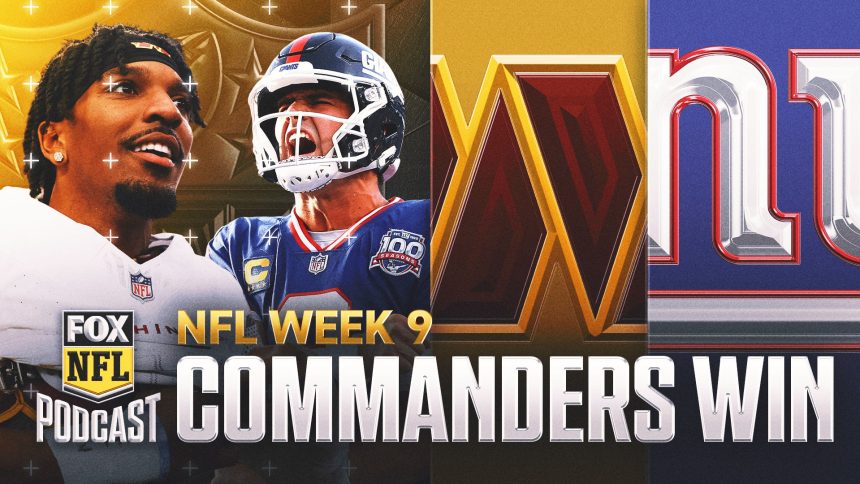 Jayden Daniels, Washington Commanders HOLD OFF Daniel Jones, New York Giants | NFL on FOX Pod