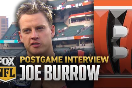 Joe Burrow speaks on throwing FIVE TDs and leading Bengals to 41-24 win over Raiders | NFL on FOX