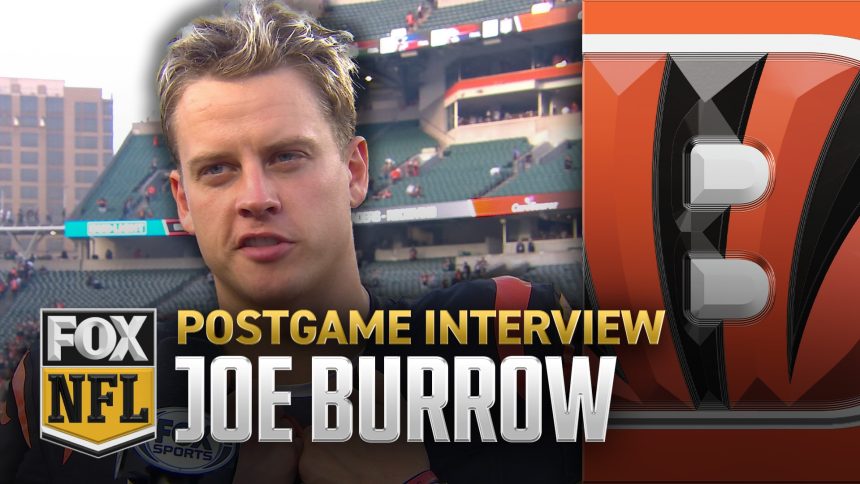 Joe Burrow speaks on throwing FIVE TDs and leading Bengals to 41-24 win over Raiders | NFL on FOX