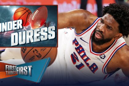 Joel Embiid, Jayden Daniels and John Harbaugh Under Duress in Week 12 | First Things First