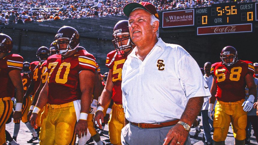 John Robinson, successful football coach at USC and with LA Rams, has died at 89