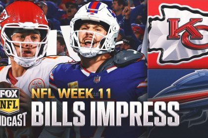 Josh Allen, Buffalo Bills HOLD OFF Patrick Mahomes, Kansas City Chiefs in thriller | NFL on FOX Pod