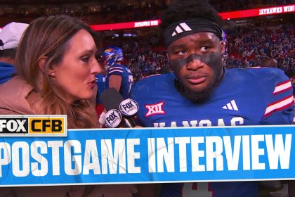 Kansas' Devin Neal on defeating Colorado, four touchdown performance | CFB on FOX