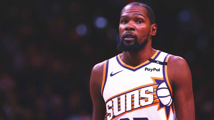 Kevin Durant out at least 2 weeks for Suns with left calf strain