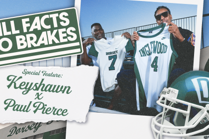 Keyshawn Johnson, Paul Pierce return to high school roots in 'All Facts No Brakes' special