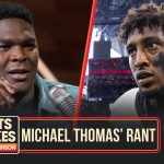 Keyshawn's reaction to nephew Michael Thomas’ explosive social media rant on Derek Carr