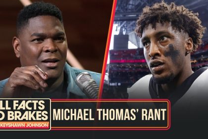 Keyshawn's reaction to nephew Michael Thomas’ explosive social media rant on Derek Carr