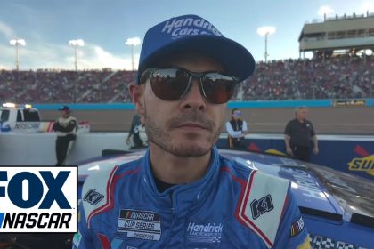 Kyle Larson on the hard-racing on the final restart | NASCAR on FOX