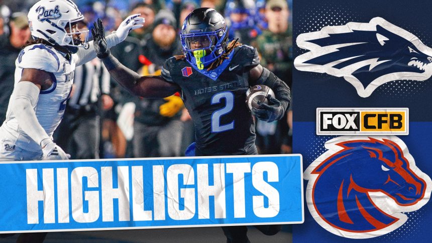 Nevada Wolf Pack vs. No. 12 Boise State Broncos Highlights | FOX College Football