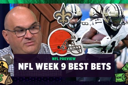 New Orleans Saints and Cleveland Browns are the BEST BETS in Week 9 of the NFL