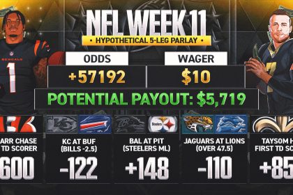 NFL Week 11 odds: 'Woulda, Coulda, Shoulda' parlay; five bets that would've won big