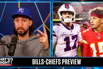 Nick says it is ABSURD to go against Patrick Mahomes in the Bills' Super Bowl | What's Wright?