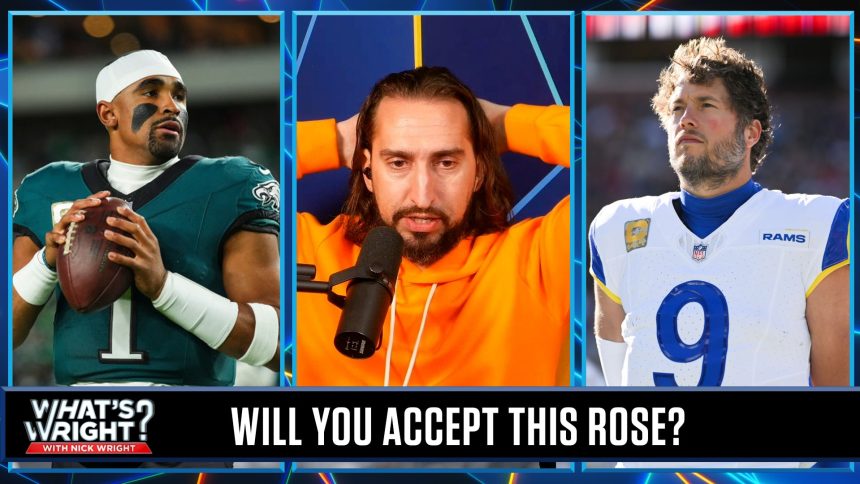 Nick Wright, NFC Bachelor: Eagles vs. Rams, winner gets his last rose and heart | What's Wright?