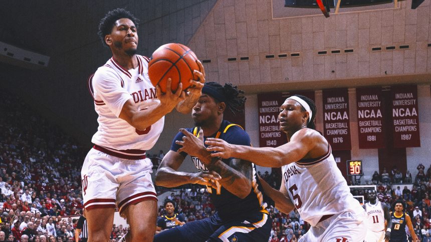 No. 16 Indiana remains unbeaten with 69-58 win over UNC Greensboro