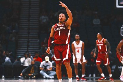 No. 9 Alabama outlasts No. 6 Houston 85-80 in overtime at Players Era Festival