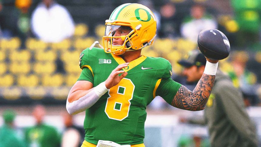 Oregon's Dillon Gabriel breaks Case Keenum's NCAA record for total touchdowns