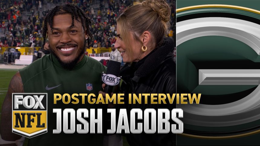 Packers' Josh Jacobs on scoring three touchdowns vs. 49ers – 'I just be out there playing'