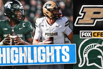 Purdue Boilermakers vs. Michigan State Spartans Highlights | FOX College Football