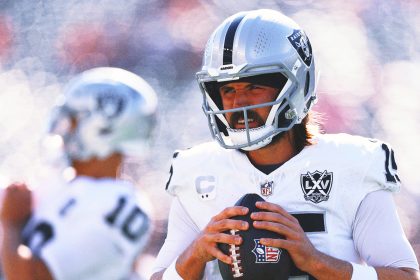 Raiders to stick with Gardner Minshew at QB vs. Dolphins on Sunday