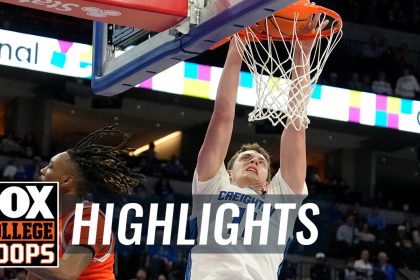 Ryan Kalkbrenner GOES OFF for 49 points in Creighton's 99-86 win | FOX Hoops Player Highlight