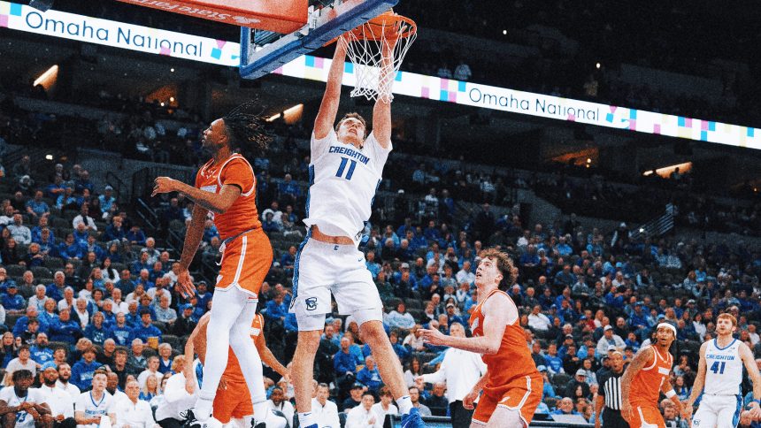 Ryan Kalkbrenner scores 49 points as No. 15 Creighton wins opener 99-86 over UT-Rio Grande Valley