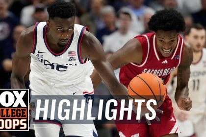 Sacred Heart Pioneers vs. No. 3 UConn Huskies Highlights | FOX College Hoops