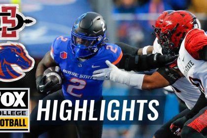 San Diego State Aztecs vs. No. 15 Boise State Broncos Highlights | FOX College Football