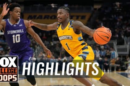 Stonehill Skyhawks vs. No.10 Marquette Golden Eagles Highlights | FOX College Hoops